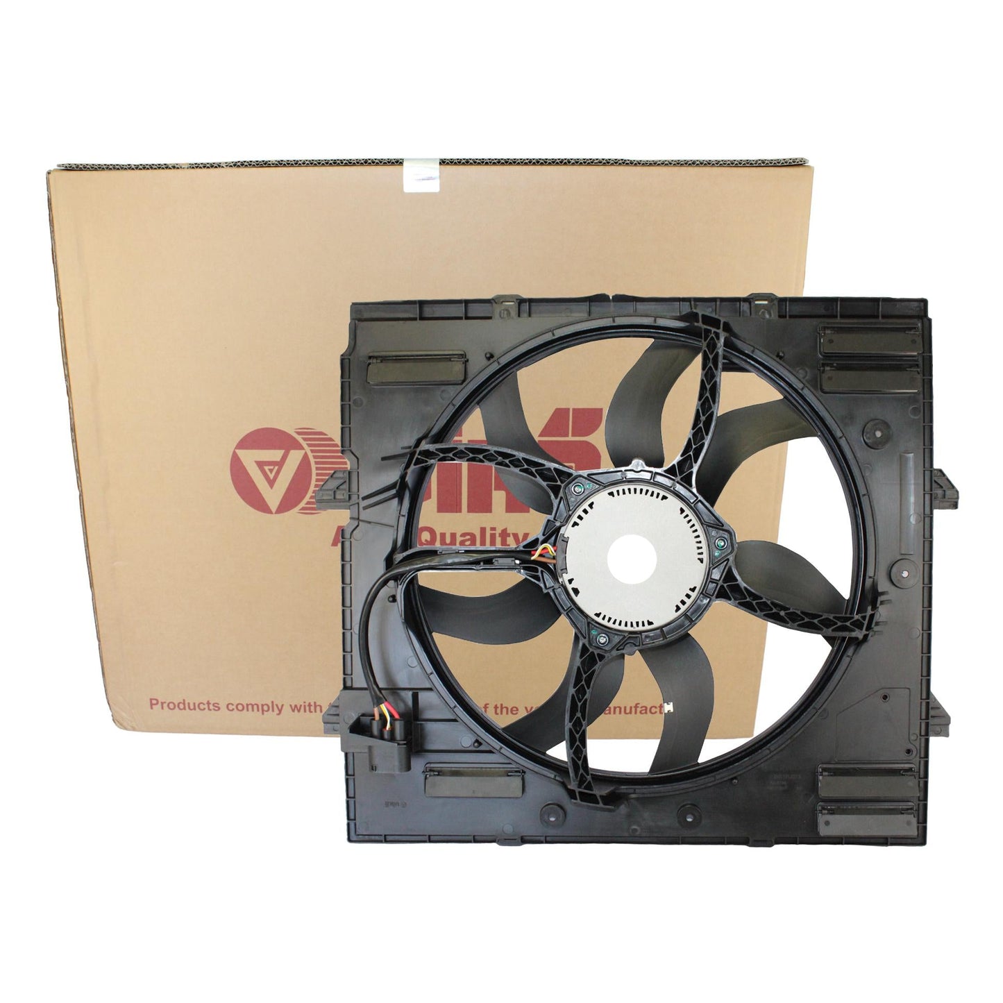 Motoventilador electrico 12v 600w 494mm