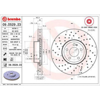 Disco de freno delantero bilateral hiperventilado · 0004212212