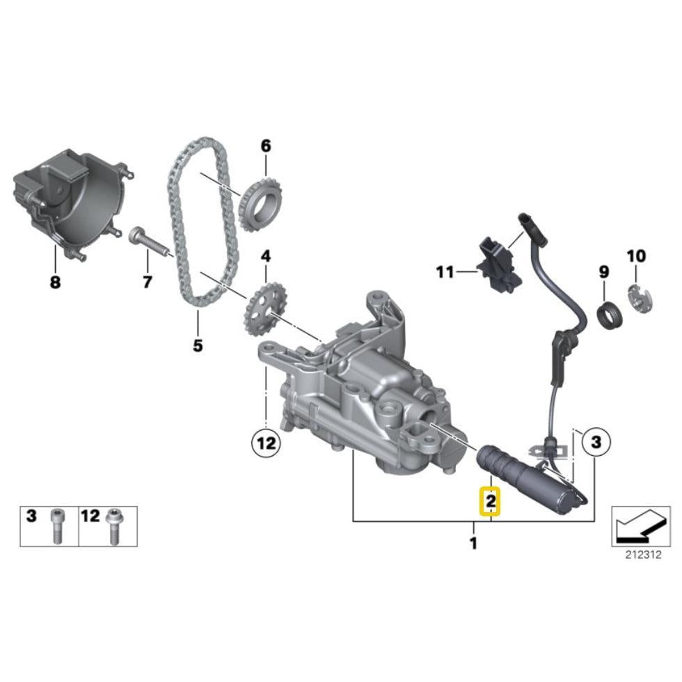 Valvula VVT · 11417647238