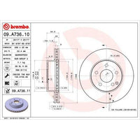 Disco de freno delantero bilateral ventilado · 2044210012