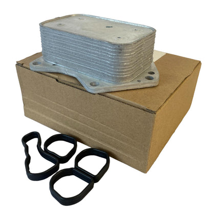 Caja del filtro de aceite con enfriador