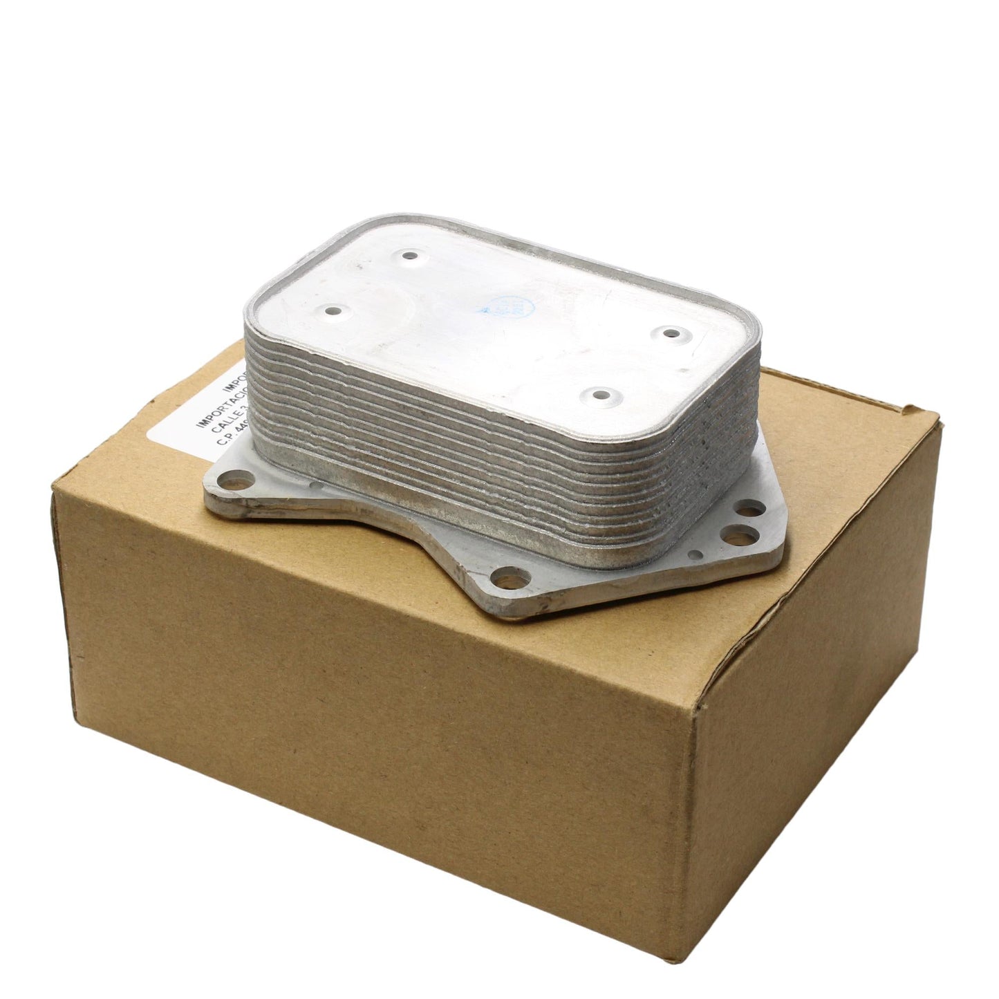 Caja del filtro de aceite con enfriador