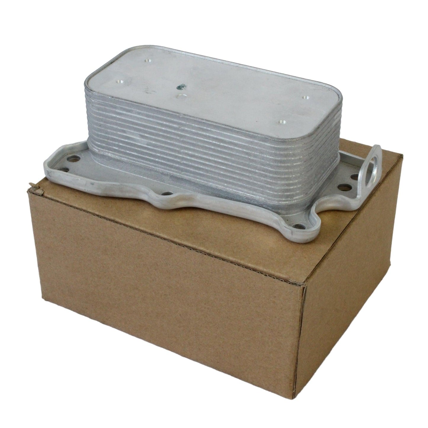 Caja del filtro de aceite con enfriador