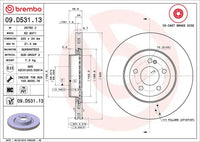 DISCO DE FRENO TRASERO VENTILADO 320MM MB X253