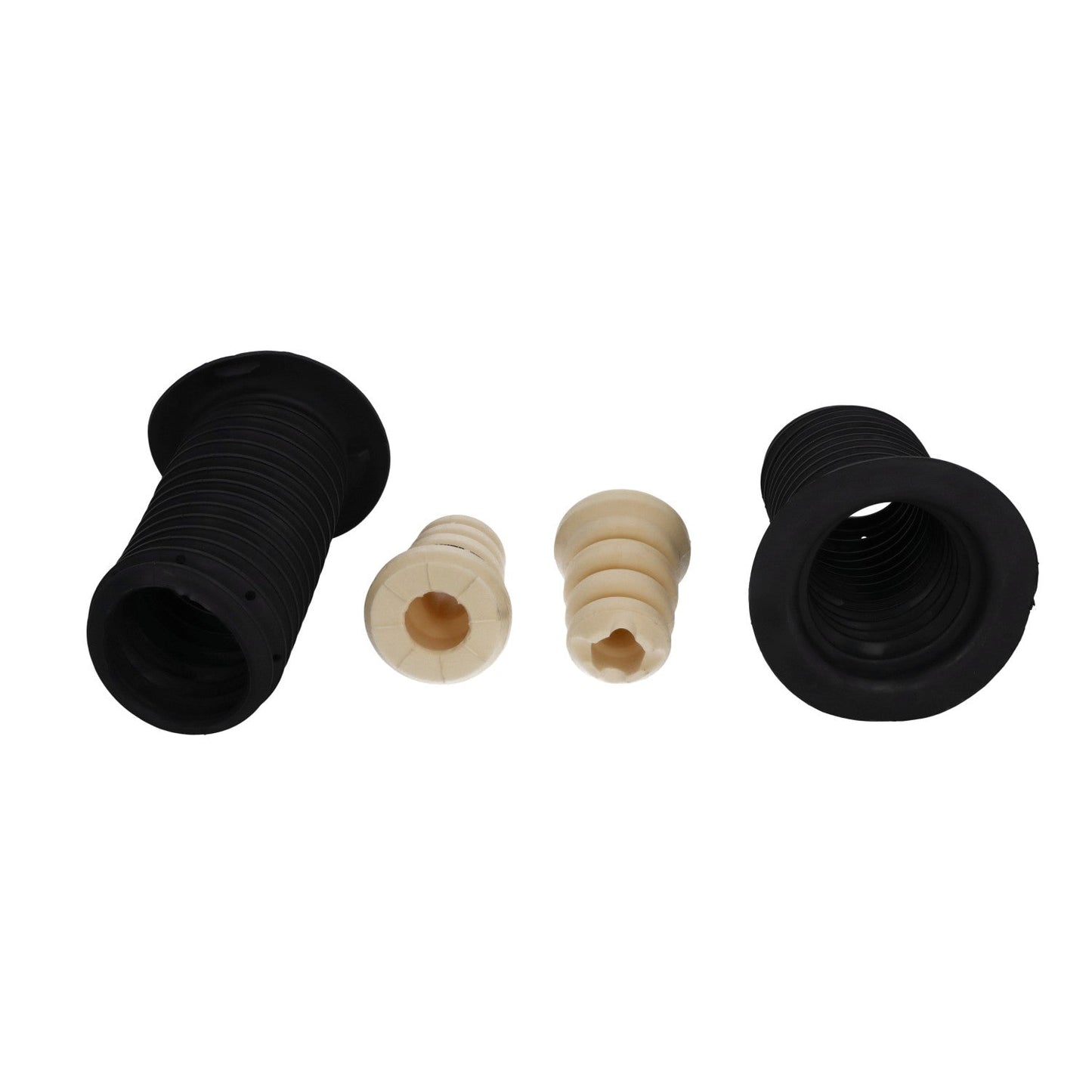 Kit 2 cubre polvos 2 topes de amortiguador delantero