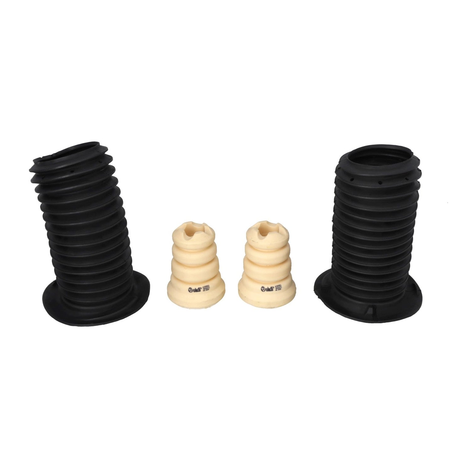 Kit 2 cubre polvos 2 topes de amortiguador delantero
