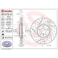 Disco de freno delantero bilateral hiperventilado · 34106864133