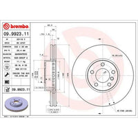 Disco de freno delantero bilateral ventilado · 34116771985