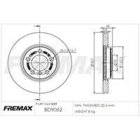 Disco de freno delantero bilateral ventilado · 34119811538