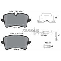 Balatas de freno traseras · 4G0698451