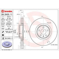 Disco de freno delantero bilateral ventilado · 4M0615301