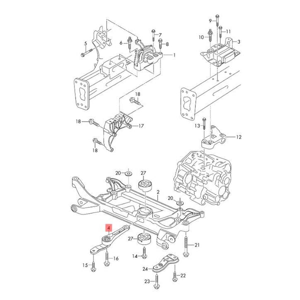 Soporte de motor · 5Q0199855