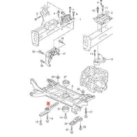Soporte de motor posterior · 5Q0199855