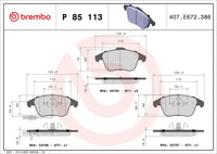 BALATAS DELANTERAS CERAMICA AUDI A4 8K2 1.8 2.0 TFSI A5 8T3 8TA 8F7 = 8K0698151F = D1375 = 24706