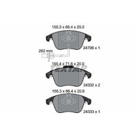 Balatas de freno delanteras · 8K0698151