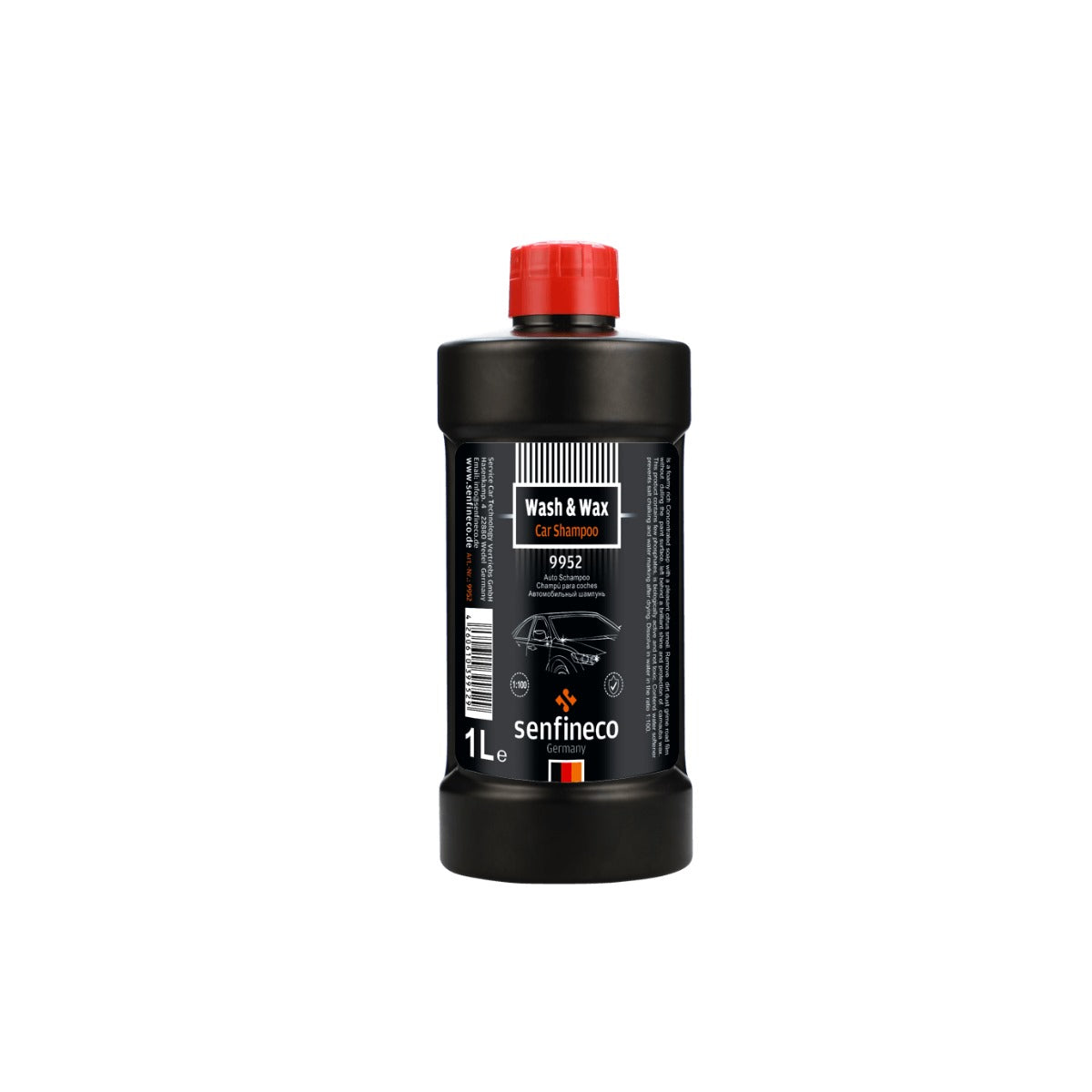 Shampoo con cera para lavado de autos 1L
