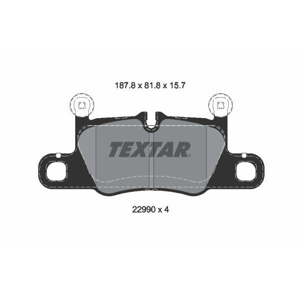 Balatas de freno traseras · 9Y0698451