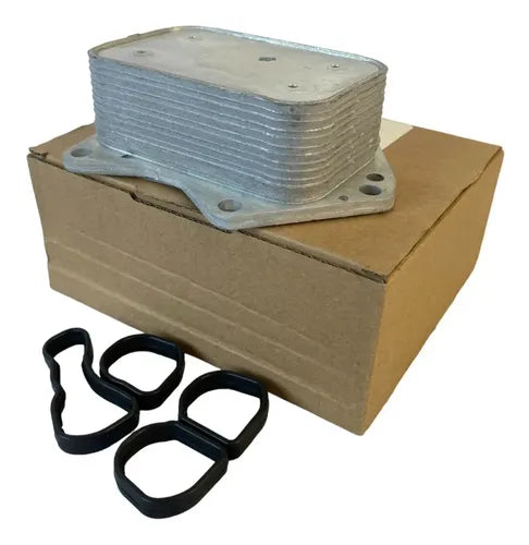 Caja del filtro de aceite con enfriador