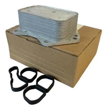 Caja del filtro de aceite con enfriador