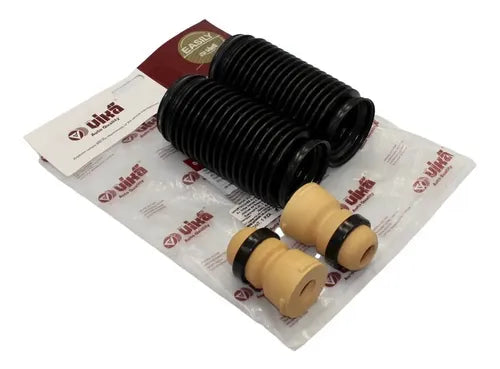 Kit 2 cubre polvos 2 topes de amortiguador delantero