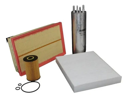 Kit 4 filtros aire aceite cabina combustible
