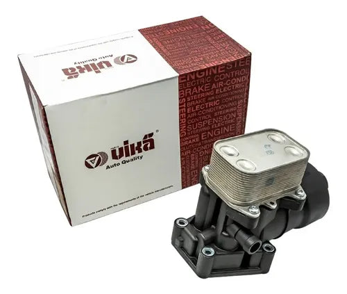 Caja base del filtro de aceite con enfriador