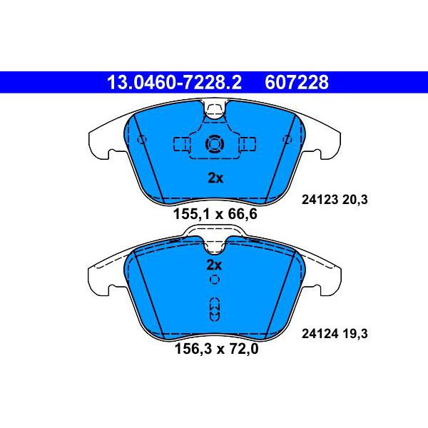 Balatas de freno delanteras