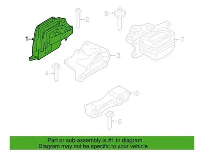 Soporte de motor superior derecho