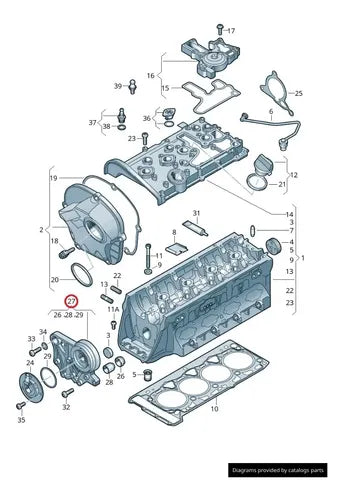 Tapa de engrane de motor