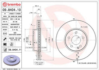 Disco de freno delantero bilateral ventilado · 6394210012